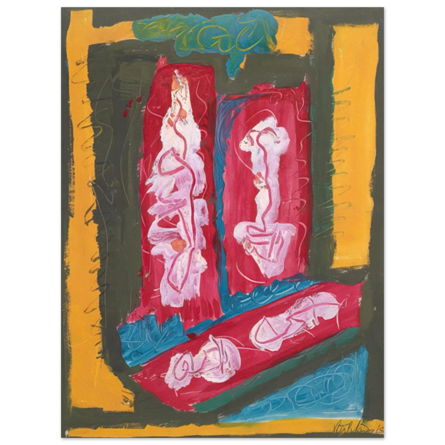 Betty Parsons - Untitled - 1953 75x100 cm / 30x40inches Fine Art Poster