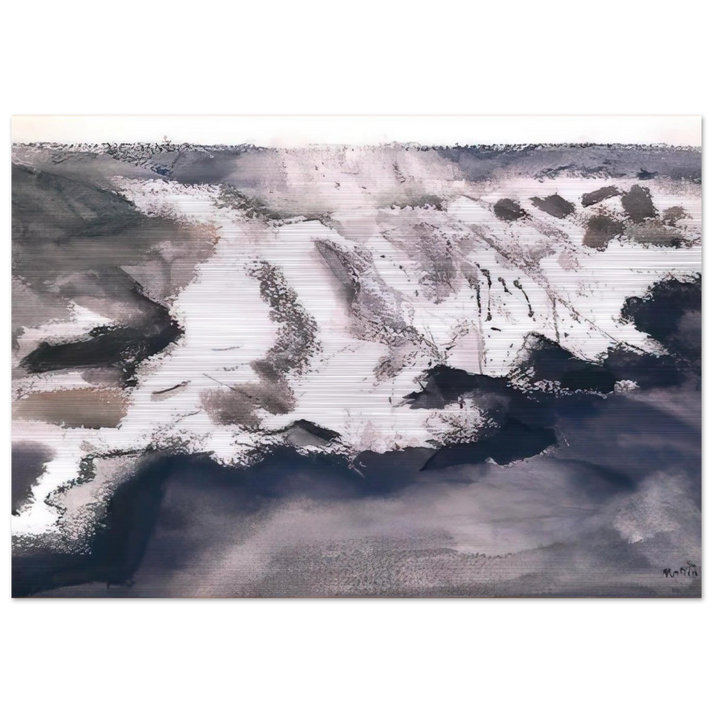 Off York Island - 1922 - John Marin Brushed Aluminum Print - 70x100 cm / 28x40 inches | John Marin Aluminum Print | John Marin Prints