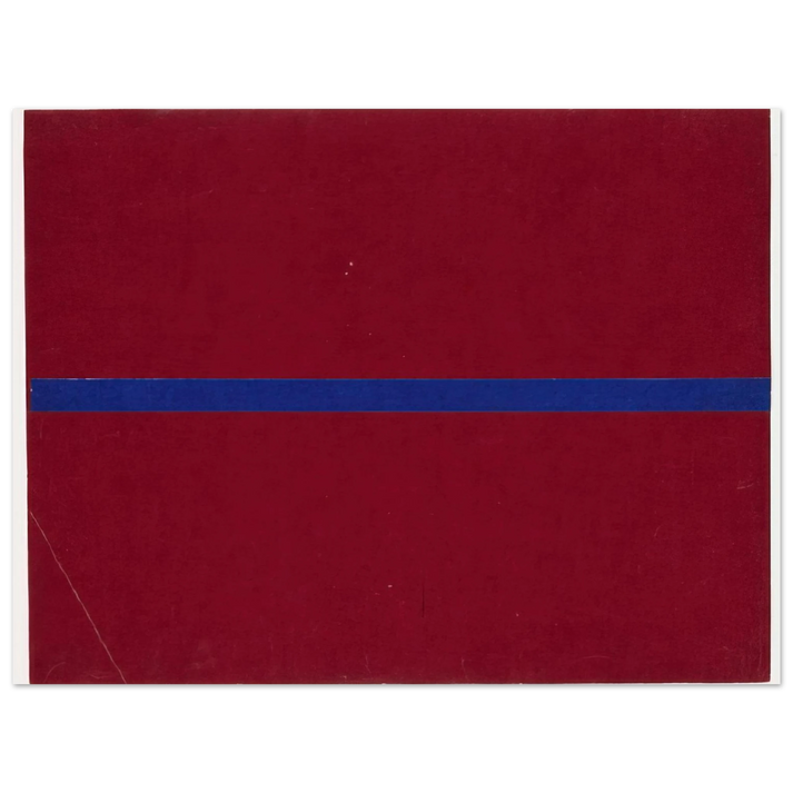 Ellsworth Kelly - Blue and Red from the series Line Form Color 75x100 cm / 30x40inches Fine Art Poster