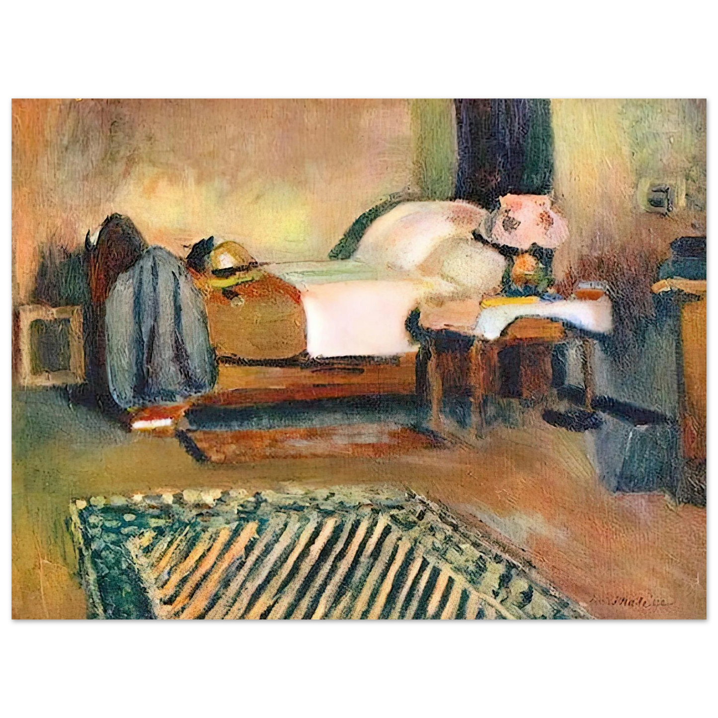 Henri Matisse - MY ROOM IN AJACCIO 1889 75x100 cm / 30x40inches Fine Art Poster
