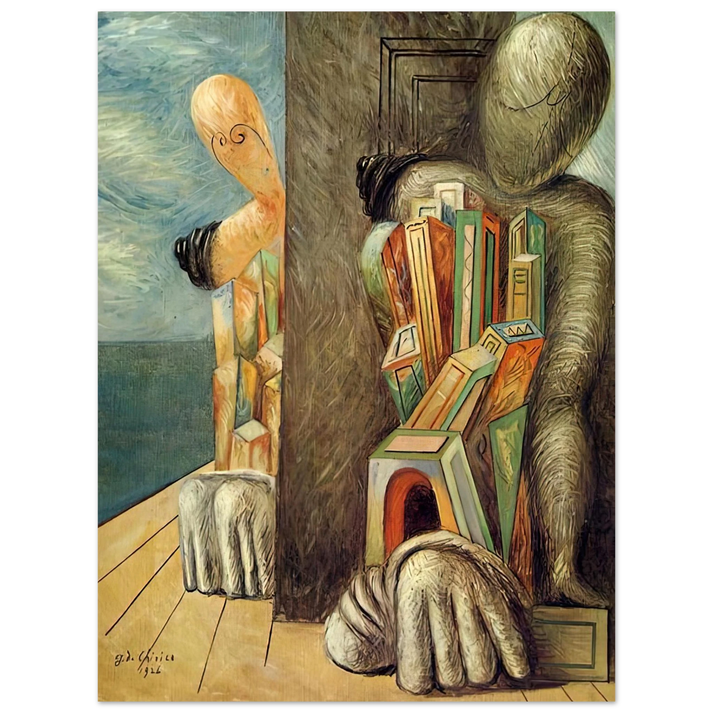 Giorgio de Chirico - ARCHAEOLOGISTS 1926 75x100 cm / 30x40inches Fine Art Poster