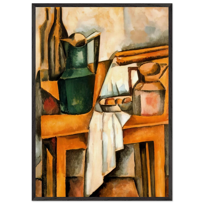 STILL LIFE 1910 - Andre Derain 70x100 cm / 28x40 inches Framed Art Print – Black Wooden Frame