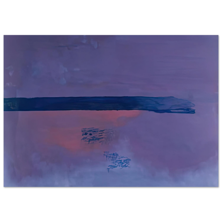 Helen Frankenthaler - Ebbing, 2002- Wall Art - 60x80 cm / 24x32 inches - Fine Art Poster-canvas - -