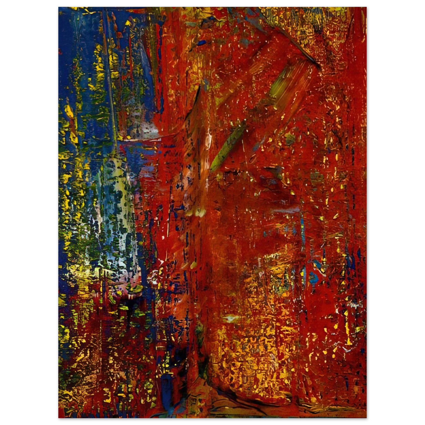 Gerhard Richter - UNTITLED 75x100 cm / 30x40inches Fine Art Poster