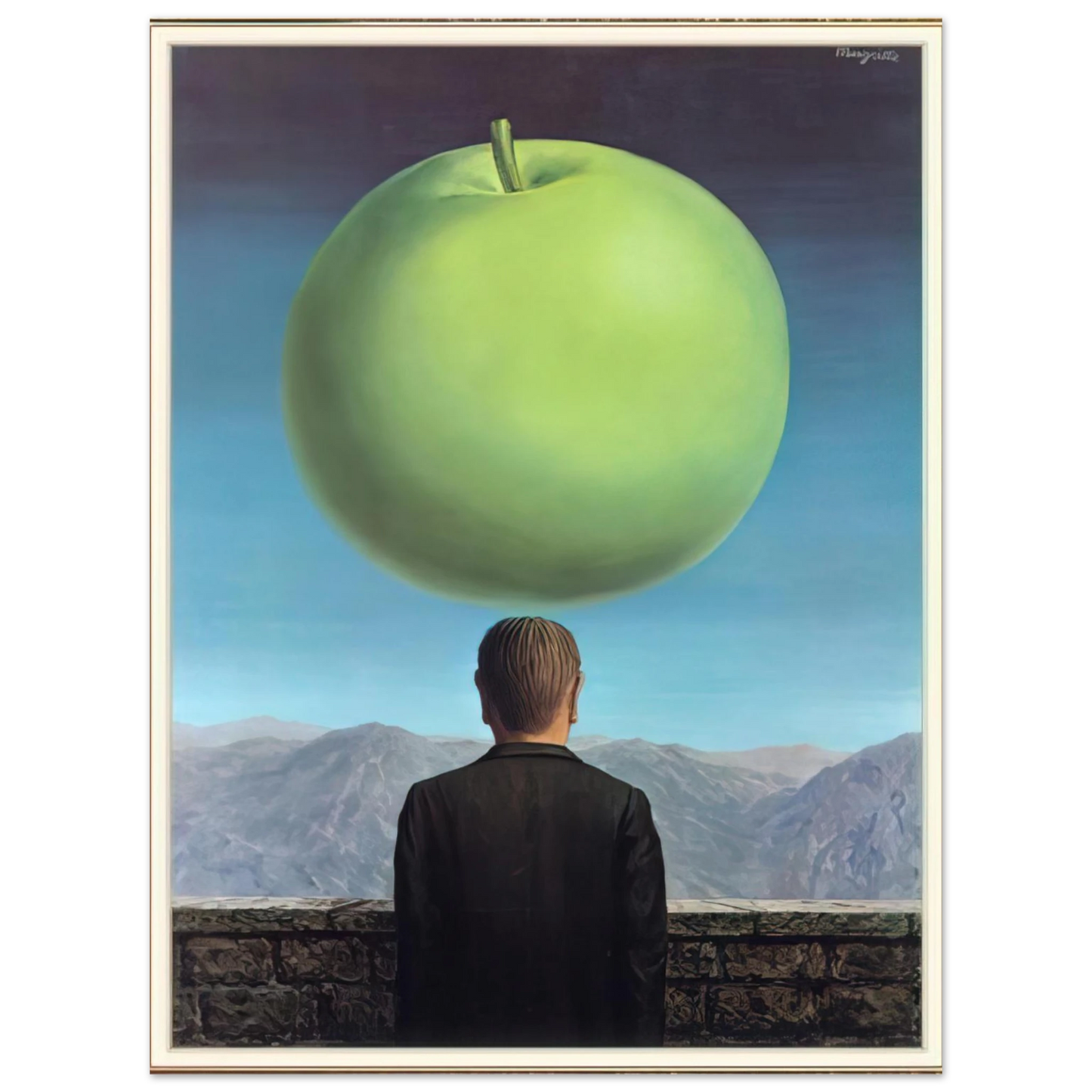 Rene Magritte - THE POSTCARD 1960 75x100 cm / 30x40inches Fine Art Poster