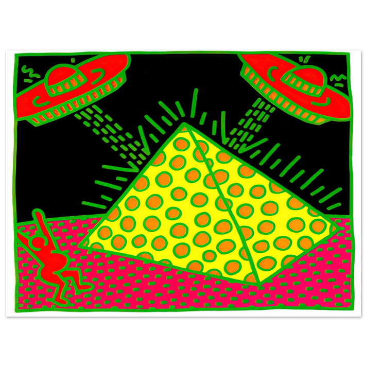 Keith Haring - UNTITLED 1983 3 75x100 cm / 30x40inches Fine Art Poster | Keith Haring Art For Sale