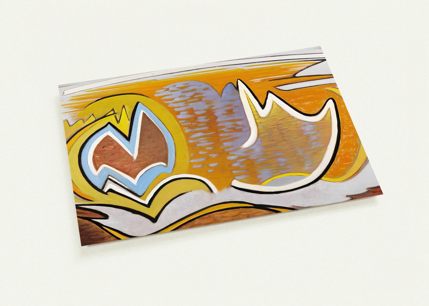 Abstract - Abstract Art By Lawren Harris Pack of 10 Post Cards | Lawren Harris Post Cards | A6 (10.5 x 14.8 cm) - 4.1 x 5.8 inches