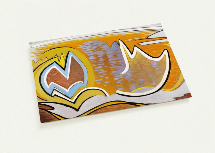 Abstract - Abstract Art By Lawren Harris Pack of 10 Post Cards | Lawren Harris Post Cards | A6 (10.5 x 14.8 cm) - 4.1 x 5.8 inches