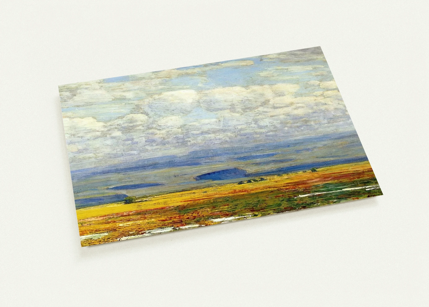 Oregon Landscape By Childe Hassam Pack of 10 Post Cards | Childe Hassam Post Cards | A6 (10.5 x 14.8 cm) - 4.1 x 5.8 inches