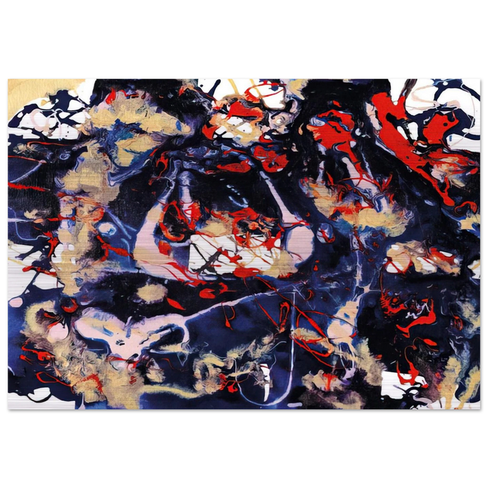 Untitled SFP94-77 SFF 1753 - Sam Francis Brushed Aluminum Print - 70x100 cm / 28x40 inches | Sam Francis Aluminum Print | Sam Francis Prints