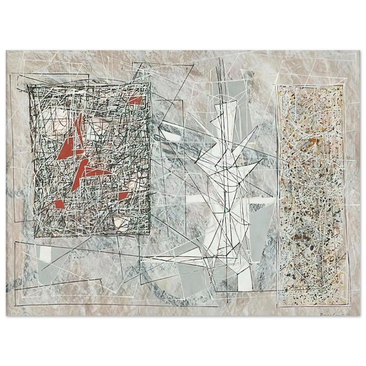 Jimmy Ernst - White Space - 1951 75x100 cm / 30x40inches Fine Art Poster