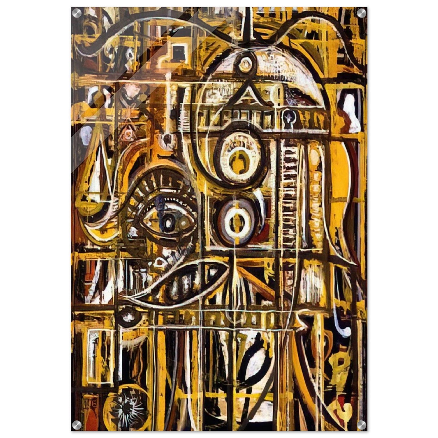 Abstract Eye - 1943 - Richard Pousette-Dart Acrylic Print - 70x100 cm / 28x40″ inches | Richard Pousette-Dart Wall Art | Richard Pousette-Dart Prints