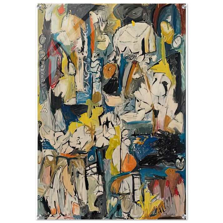 Village, 1951- - Helen Frankenthaler Acrylic Print - 70x100 cm / 28x40″ inches