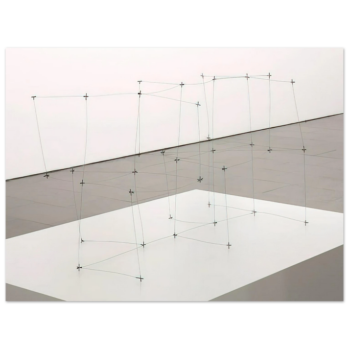 Gego - Reticulárea cuadrada horizontal 7110 - 1971 75x100 cm / 30x40inches Fine Art Poster