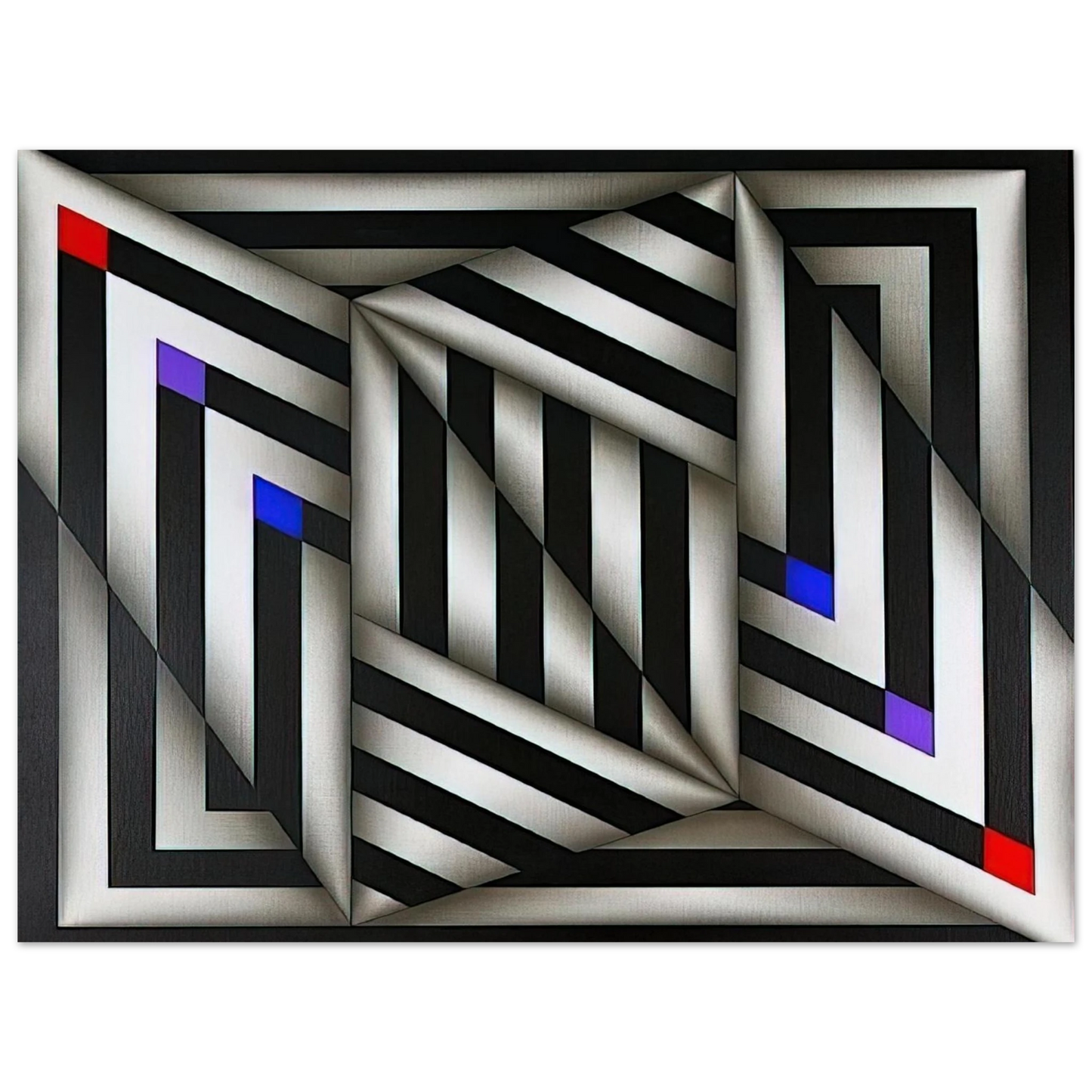 Omar Rayo - Saratoy III - 1980 75x100 cm / 30x40inches Fine Art Poster