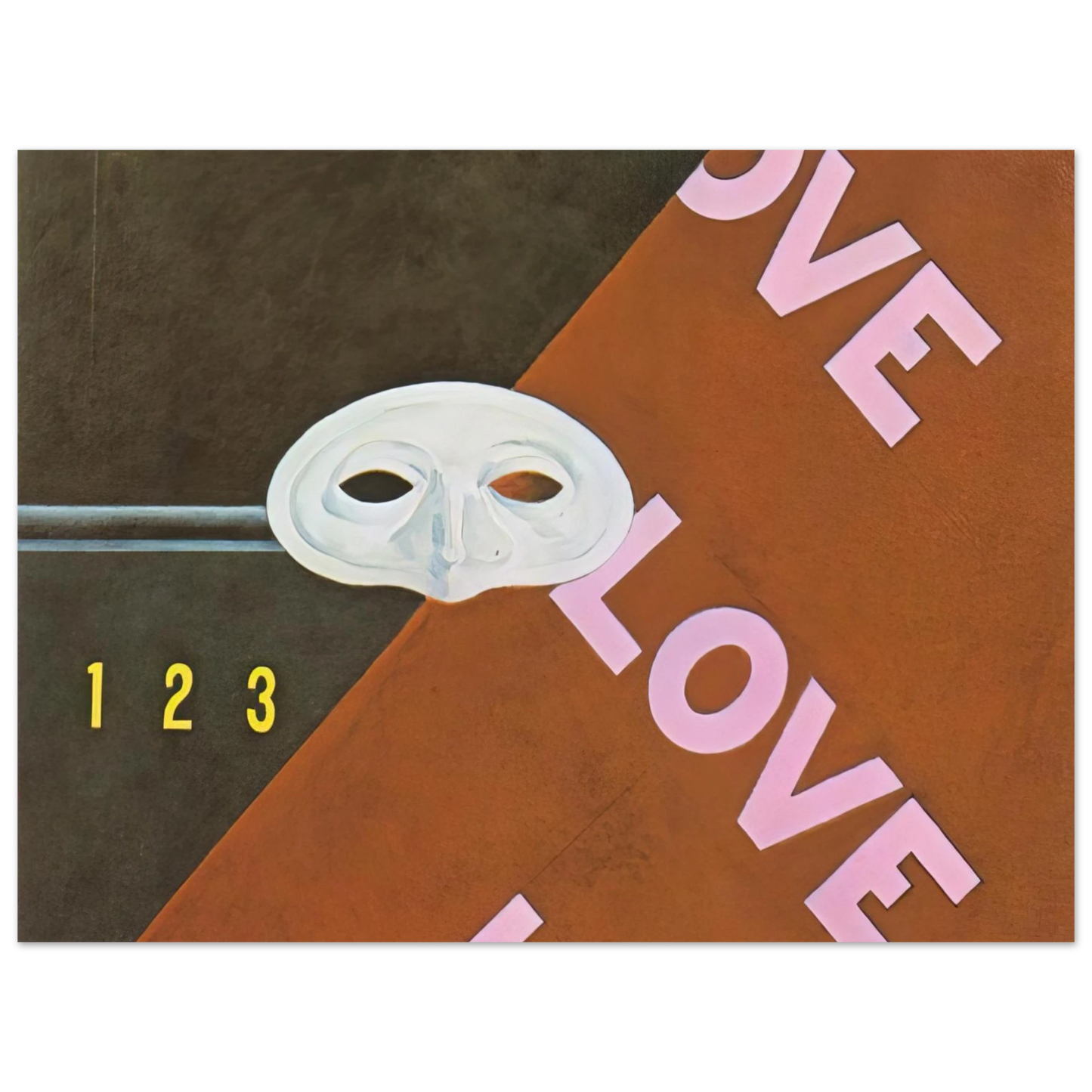 Charles Demuth - Love, Love, Love Gertrude Stein - 1928 75x100 cm / 30x40inches Fine Art Poster
