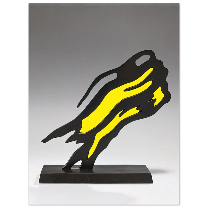 Roy Lichtenstein - WEISMAN AWARD YELLOW BRUSHSTROKE 1991 75x100 cm / 30x40inches Fine Art Poster