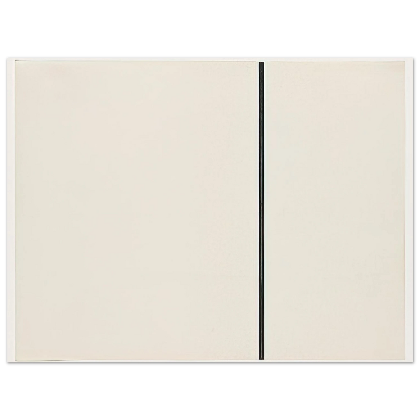 Ellsworth Kelly - Vertical Line from the series Line Form Color 75x100 cm / 30x40inches Fine Art Poster
