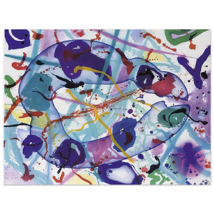 Sam Francis - Trietto 4 SFE 077RC 75x100 cm / 30x40inches Fine Art Poster