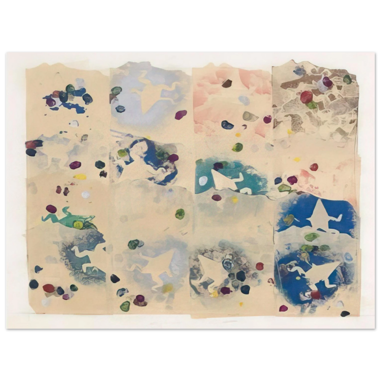 Alighiero Boetti - RANE E SPECCHI 1980 75x100 cm / 30x40inches Fine Art Poster