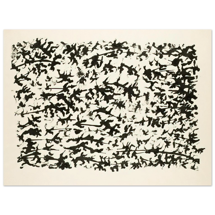Henri Michaux - Untitled - Tachisme 75x100 cm / 30x40inches Fine Art Poster