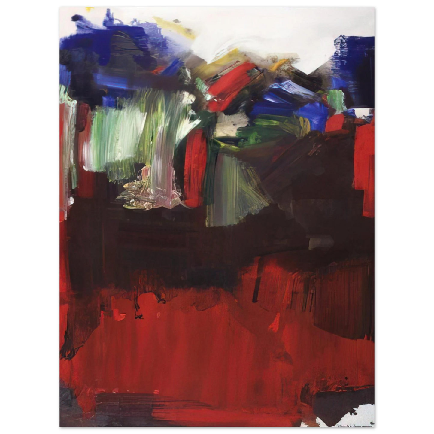 Hans Hofmann - Nulli Secundus 75x100 cm / 30x40inches Fine Art Poster