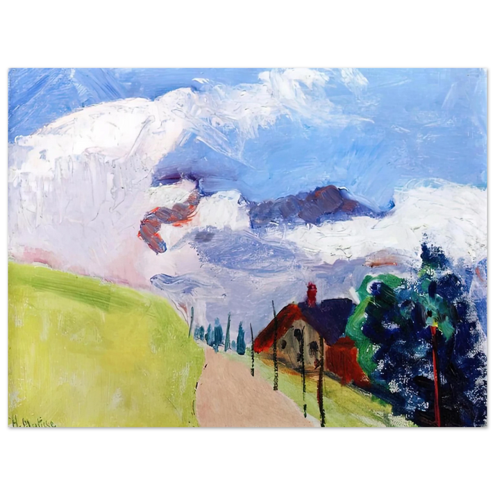 Henri Matisse - SWISS LANDSCAPE 1901 75x100 cm / 30x40inches Fine Art Poster