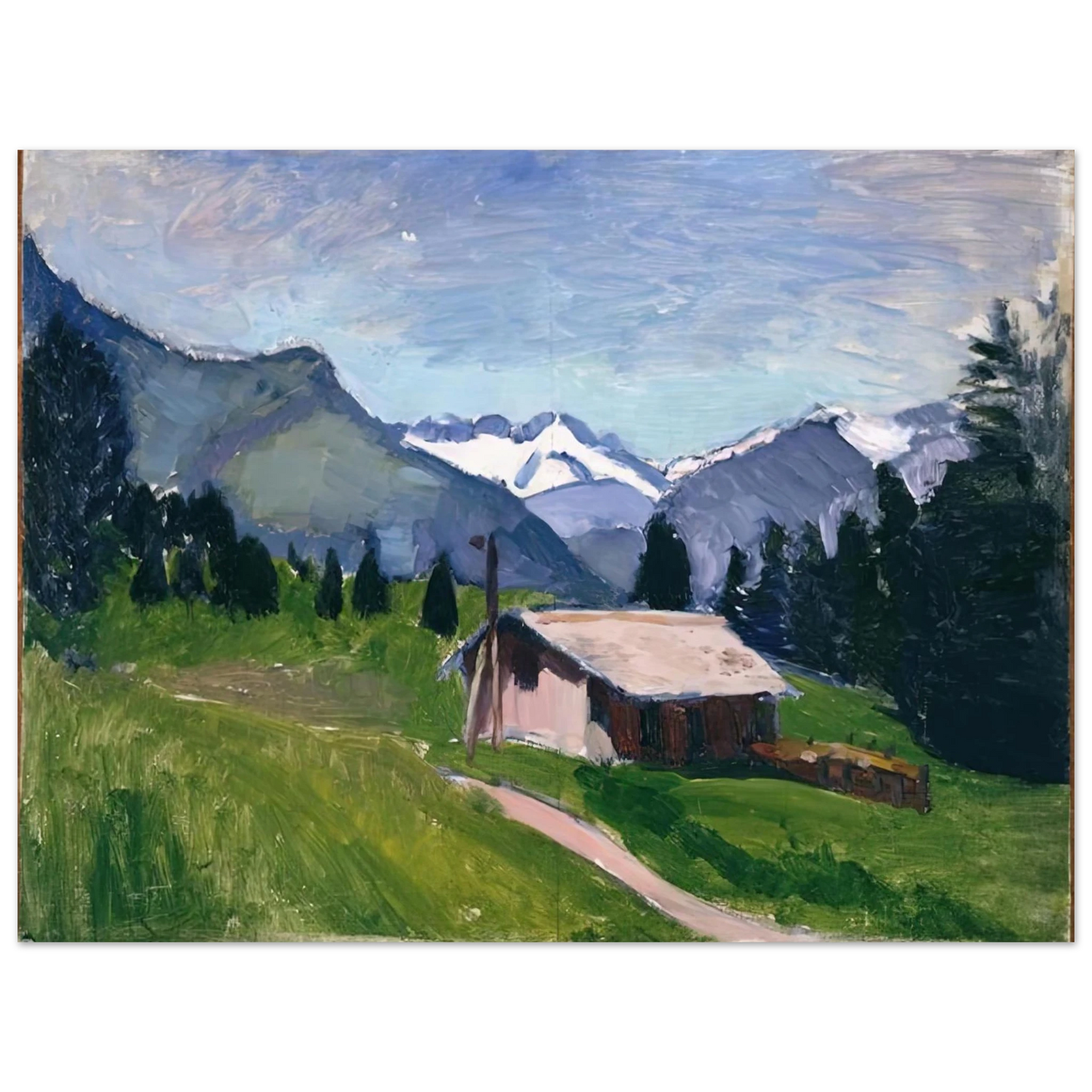 Henri Matisse - SAVOY ALPS 1901 75x100 cm / 30x40inches Fine Art Poster
