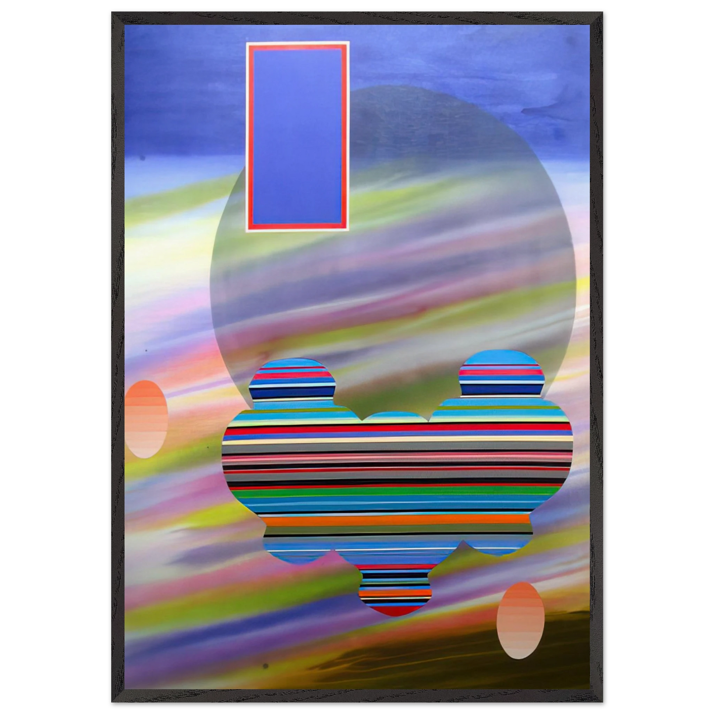 Mneme - 2006 - Stephen Mueller 70x100 cm / 28x40 inches Framed Art Print – Black Wooden Frame