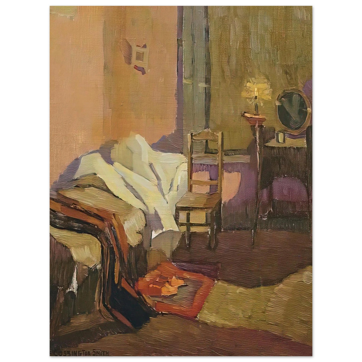 Grace Cossington Smith - Bed time - 1922 75x100 cm / 30x40inches Fine Art Poster