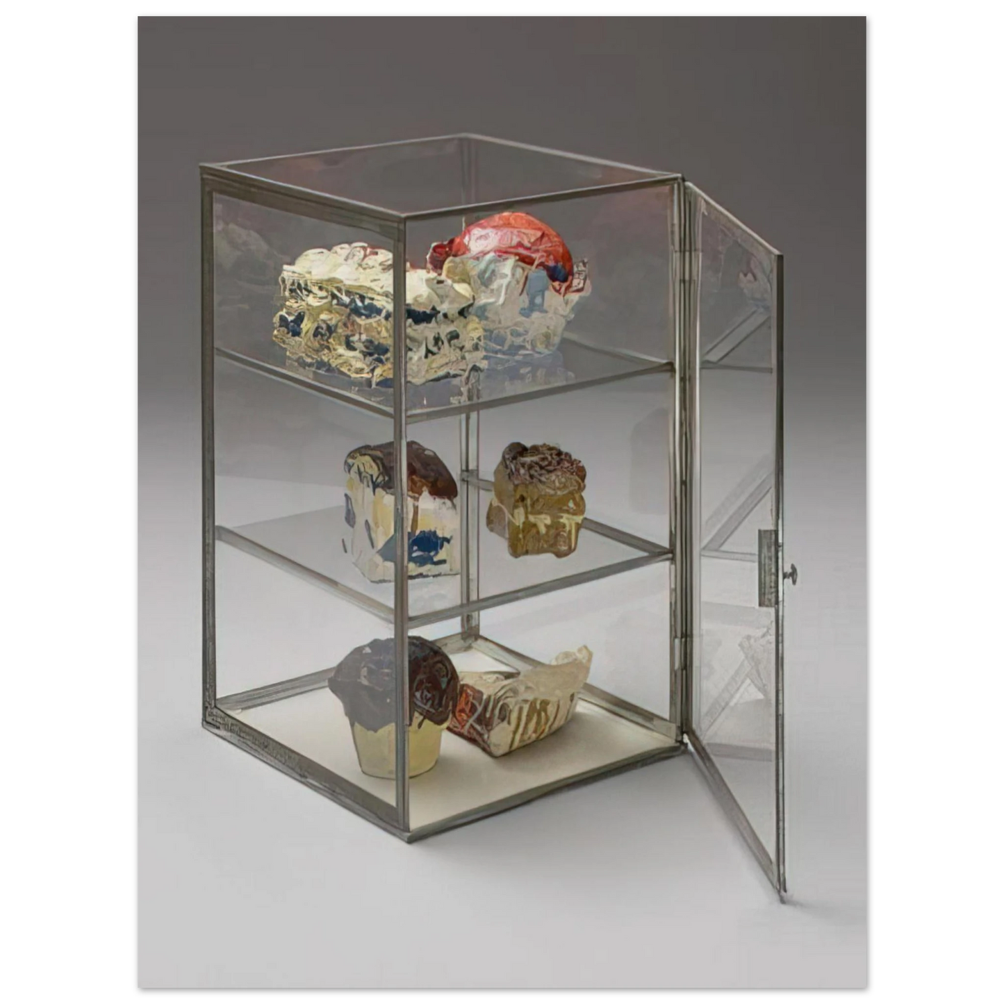 Claes Oldenburg - PASTRY CASE 1961 75x100 cm / 30x40inches Fine Art Poster