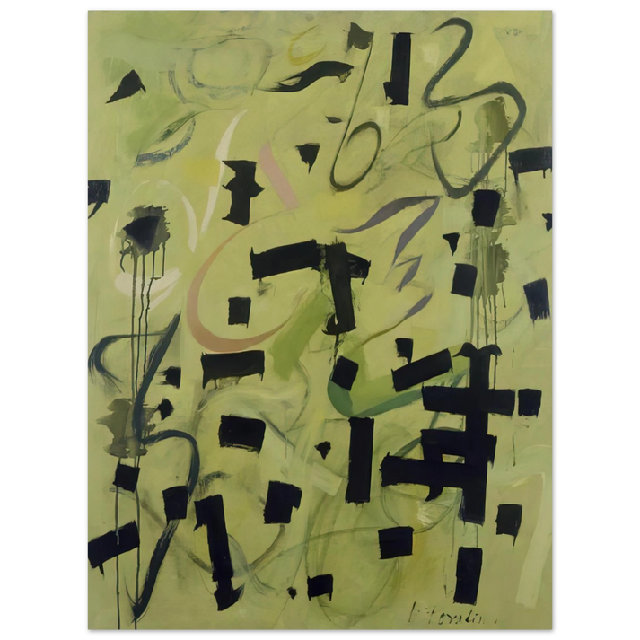 Bradley Walker Tomlin - Number 12 - 1949 75x100 cm / 30x40inches Fine Art Poster