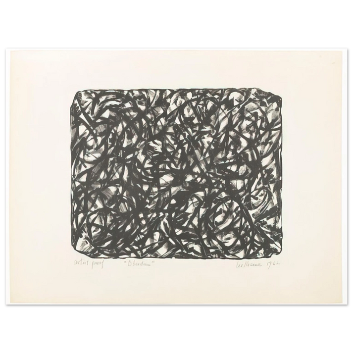Lee Krasner - Obsidian 75x100 cm / 30x40inches Fine Art Poster