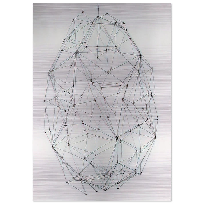 Esfera N° 5 - 1977 - Gego Brushed Aluminum Print - 70x100 cm / 28x40 inches | Gego Aluminum Print | Gego Prints