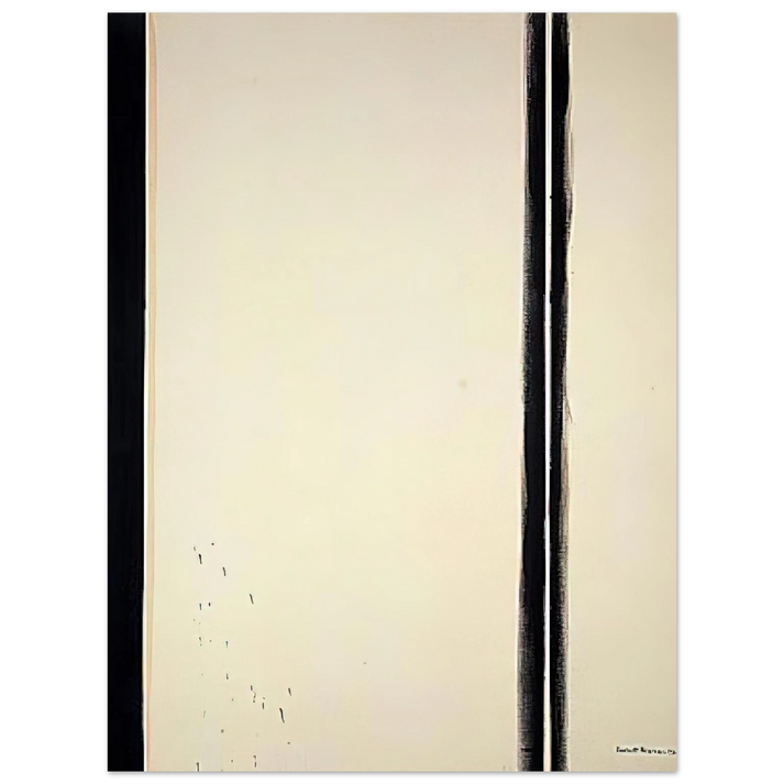Barnett Newman - The Station of the Cross - Fourth Station 75x100 cm / 30x40inches Fine Art Poster