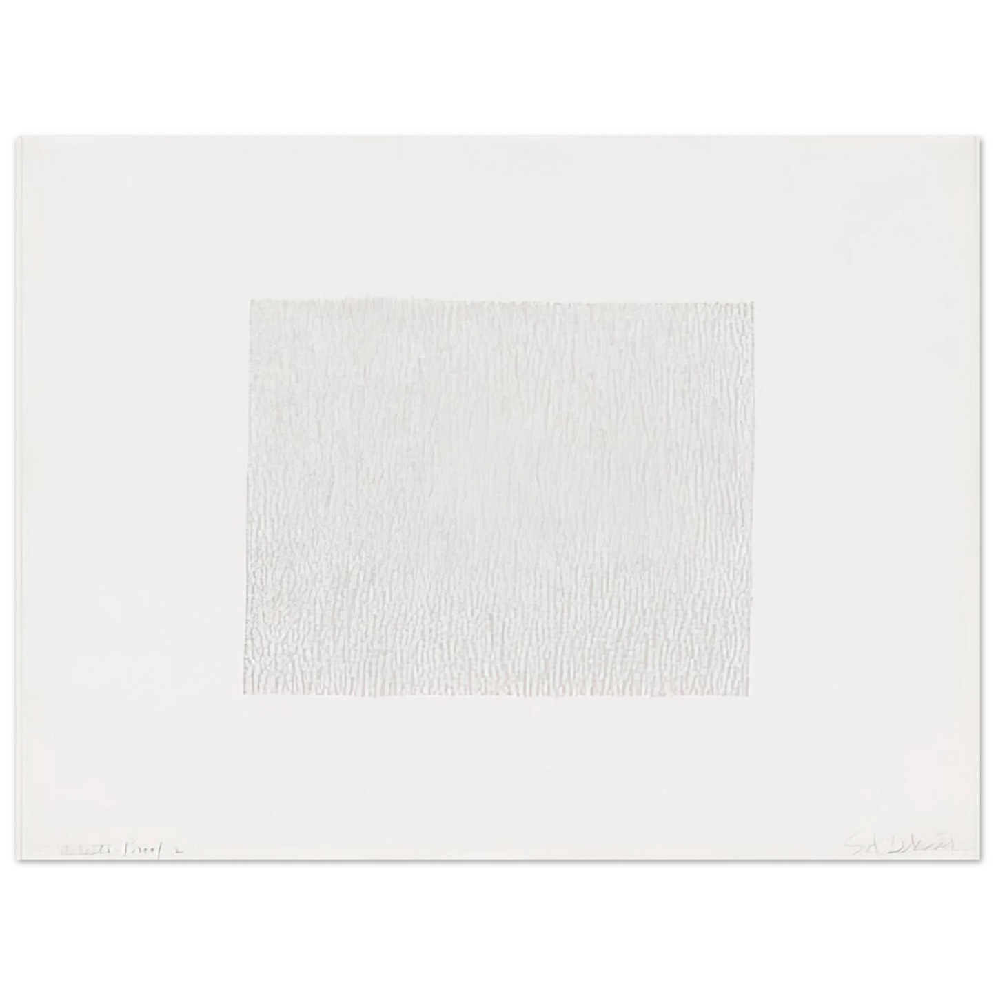 Sol LeWitt - Vertical Lines, Not Touching 75x100 cm / 30x40inches Fine Art Poster