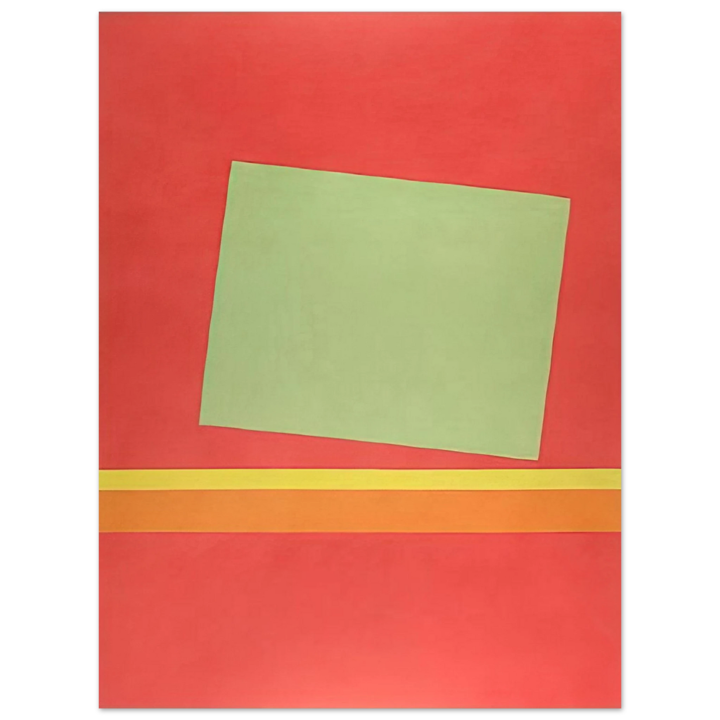 Theodoros Stamos - Homage to Milton Avery - Sun-Box III - 1969 75x100 cm / 30x40inches Fine Art Poster
