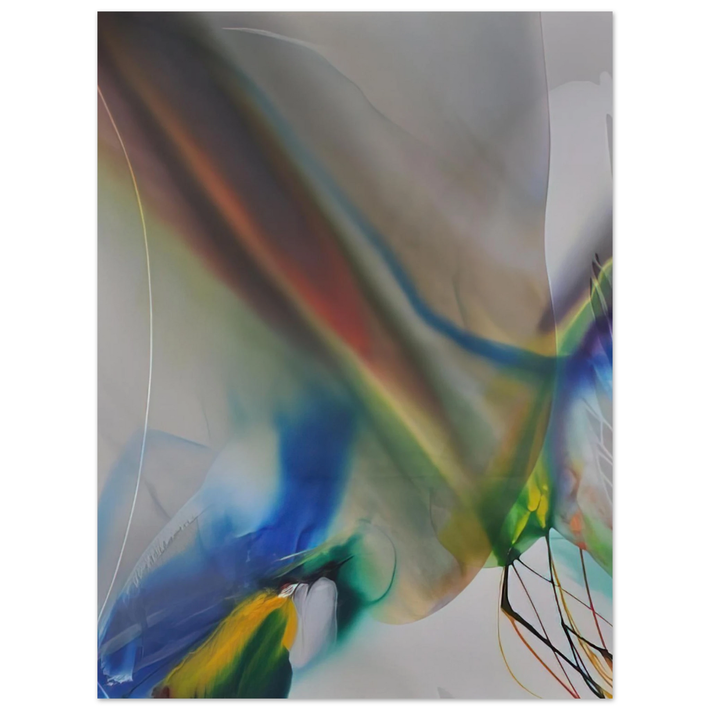 Paul Jenkins - Phenomena Merlins Mantle 75x100 cm / 30x40inches Fine Art Poster