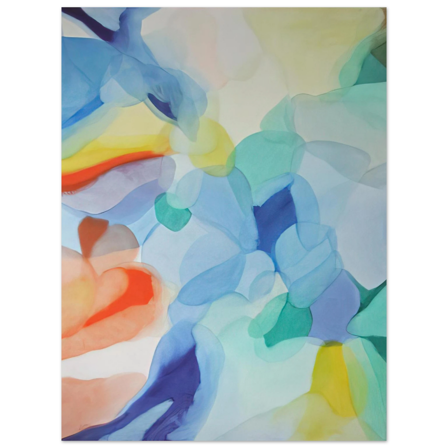 Alice Baber - The Light in the Depths 75x100 cm / 30x40inches Fine Art Poster