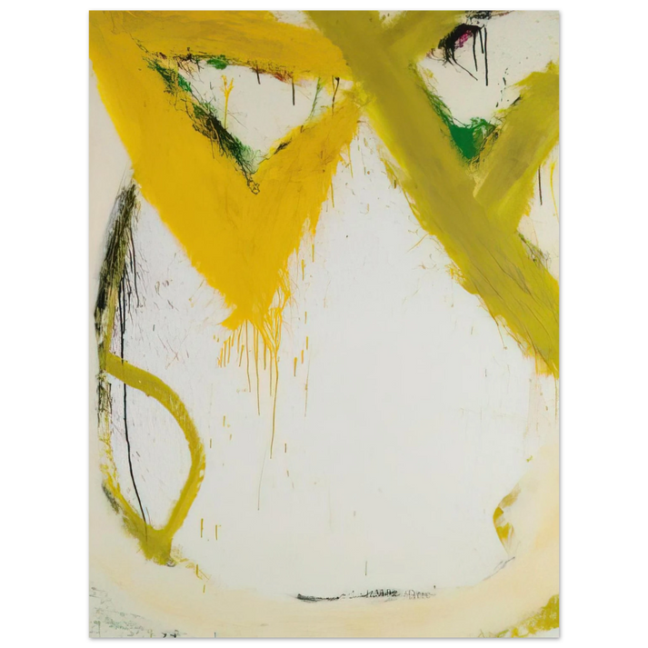 Norman Bluhm - Butte - 1967 75x100 cm / 30x40inches Fine Art Poster