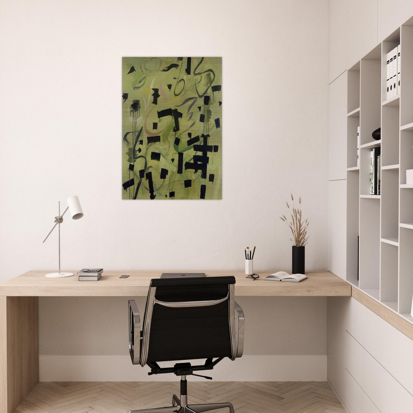 Number 12 - 1949 - Bradley Walker Tomlin Brushed Aluminum Print - 70x100 cm / 28x40 inches | Bradley Walker Tomlin Aluminum Print | Bradley Walker Tomlin Prints