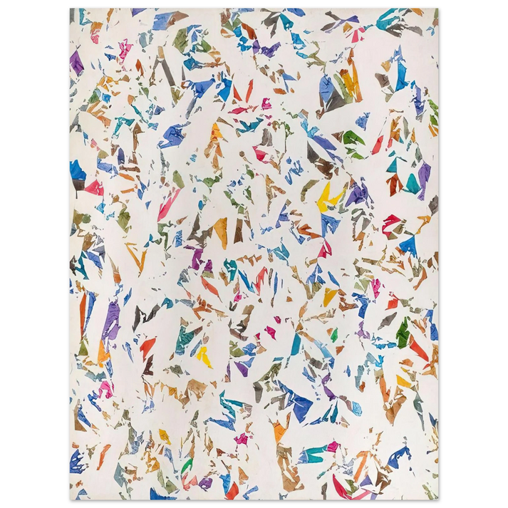 Simon Hantai - Blanc - 1974 75x100 cm / 30x40inches Fine Art Poster