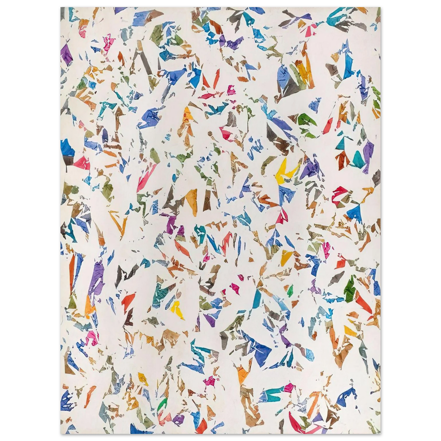 Simon Hantai - Blanc - 1974 75x100 cm / 30x40inches Fine Art Poster