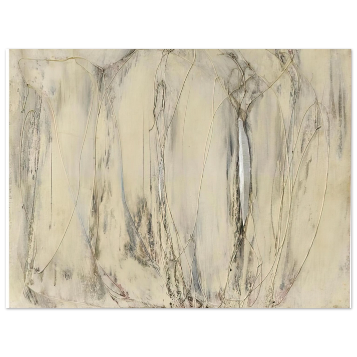 Enrico Castellani - Composition - 1958 75x100 cm / 30x40inches Fine Art Poster