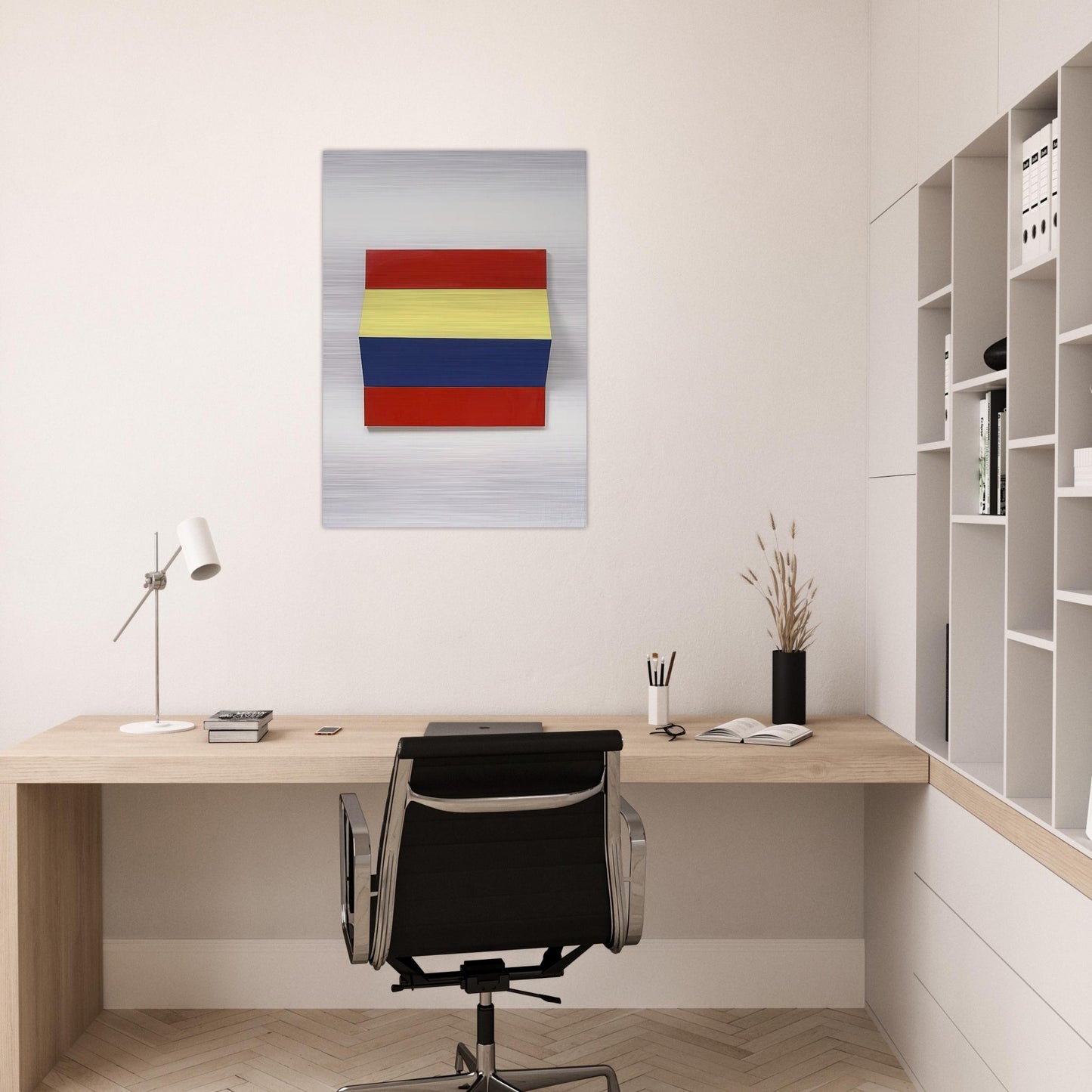 Fold - 1966 - Charlotte Posenenske Brushed Aluminum Print - 70x100 cm / 28x40 inches | Charlotte Posenenske Aluminum Print | Charlotte Posenenske Prints