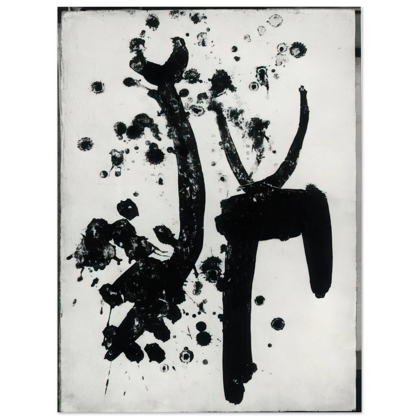 Hans Hartung - Untitled T1938-31 - 1938 75x100 cm / 30x40inches Fine Art Poster