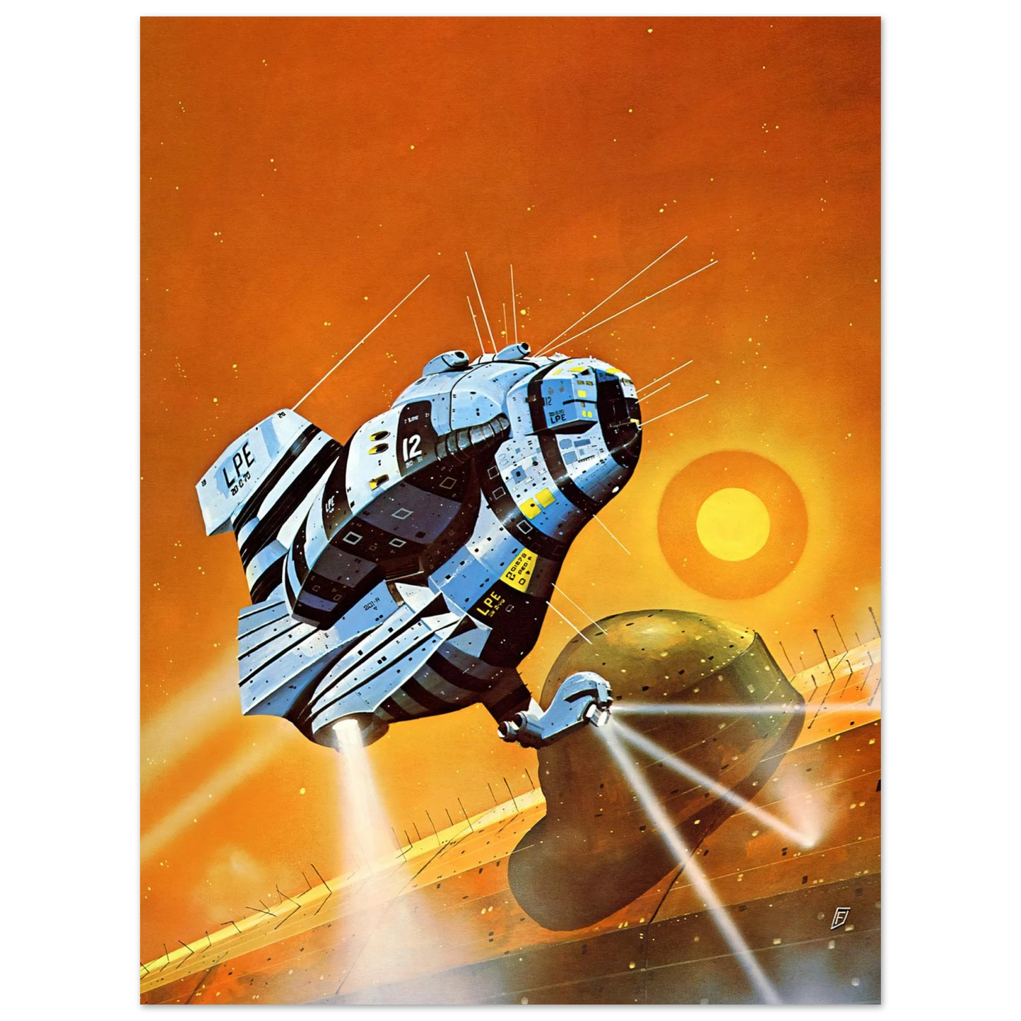 Chris Foss - Chris Foss 75x100 cm / 30x40inches Fine Art Poster