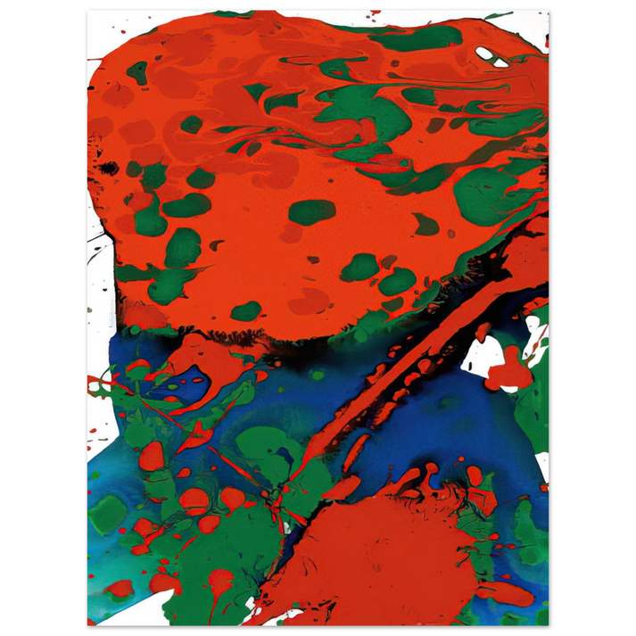 Sam Francis - Untitled SFP94-137 SFF 1807 75x100 cm / 30x40inches Fine Art Poster