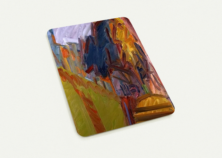ALBERO DI FRONTE By Frank Auerbach Pack of 10 Post Cards | Frank Auerbach Post Cards | A6 (10.5 x 14.8 cm) - 4.1 x 5.8 inches