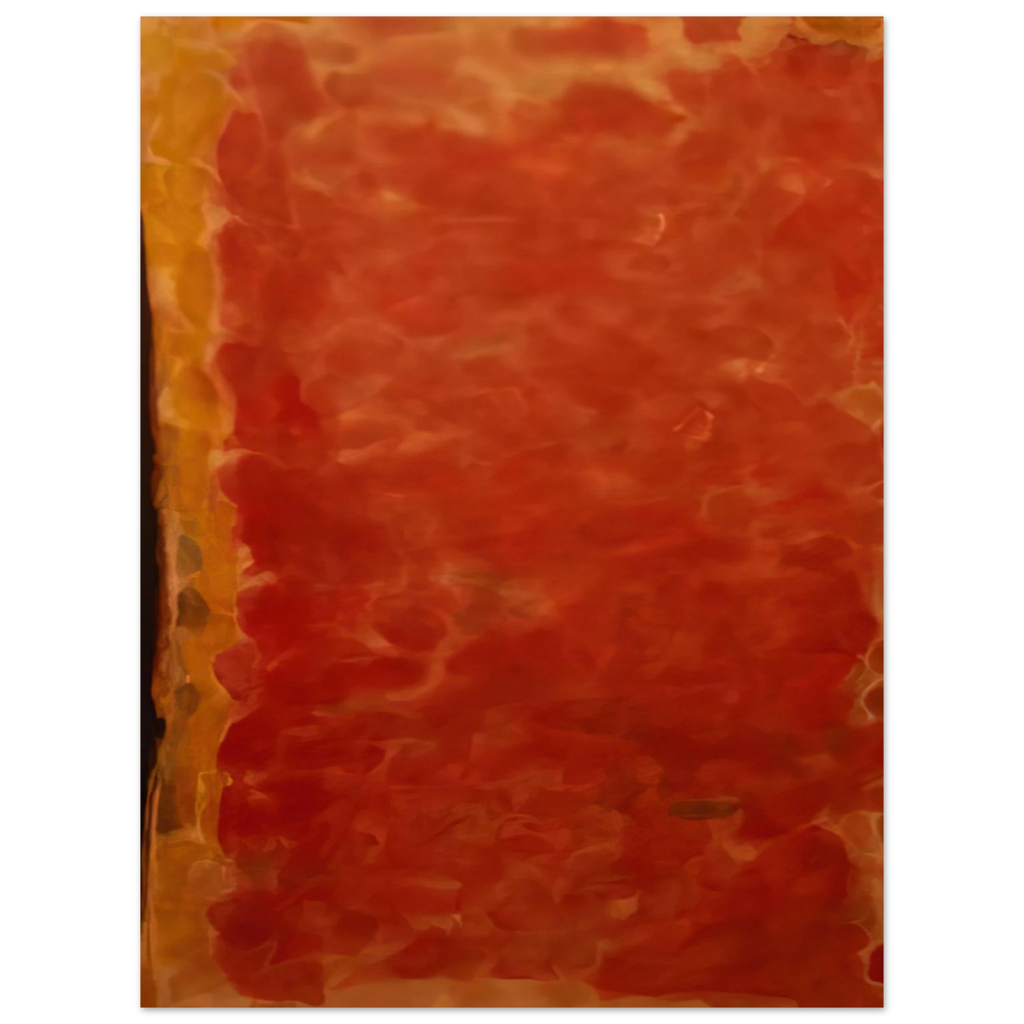 Sam Francis - Black and Red 75x100 cm / 30x40inches Fine Art Poster